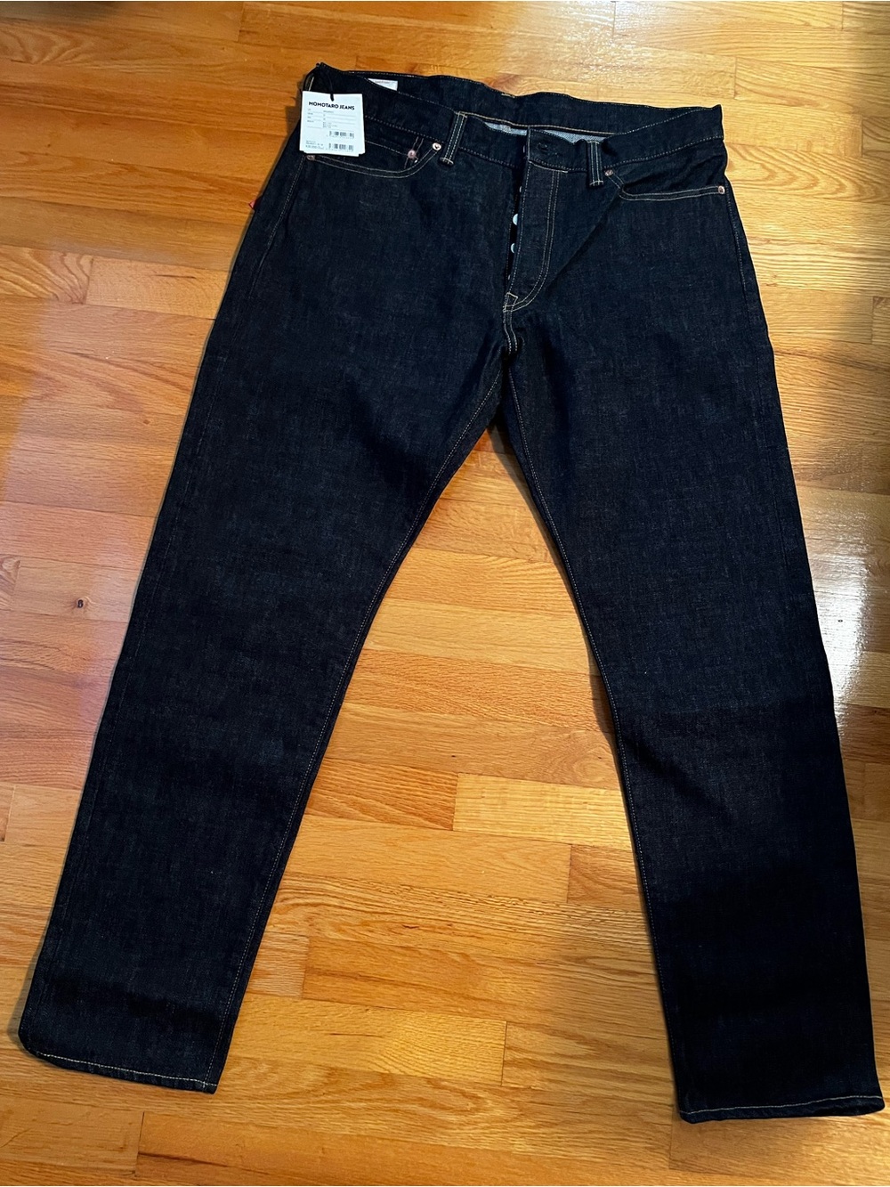 Momotaro Men Jeans Straight - Dark Indigo